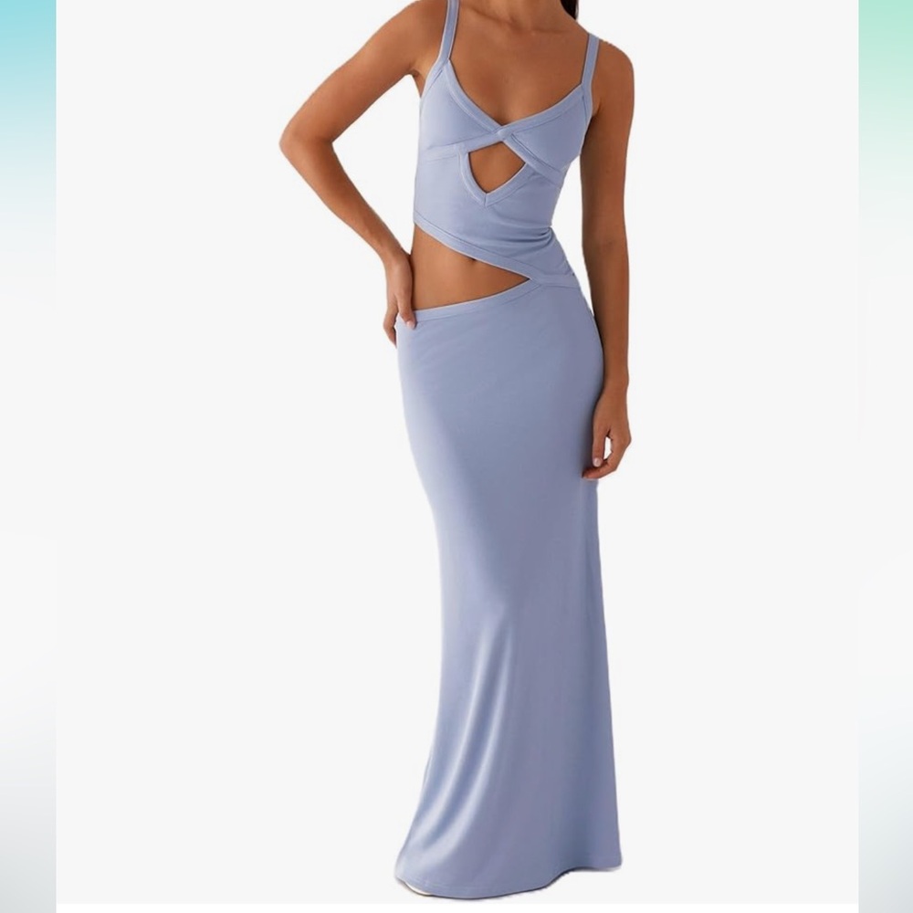 Cute summer cut out maxi dress